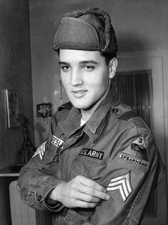 Elvis absolvierte seine Militärzeit in Bad Nauheim, Deutschland (16. August 2007). (Bild: Keystone)