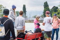 Wakeboard-Spektakel "Roughriderscup" in Romanshorn. (Bild: Andrea Stalder)