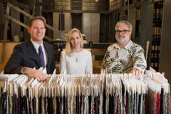 Das neue Trio an der Spitze: Emanuel Forster, Caroline Forster und Martin Leuthold (von links). (Bild: Ralph Ribi (Ralph Ribi))