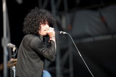 Musiker mit Haarpracht: The Mars Volta. (Bild: Luca Linder)