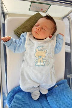 Viktor, 12.10.10, 3570 g (Klinik Stephanshorn) (Bild: Ralph Ribi)