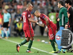 Joao Mario wird von Ricardo Quaresma abgelöst. (Bild: Keystone)