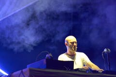 Paul Kalkbrenner bei seinem Auftritt. (Bild: Luca Linder)
