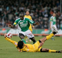 Szene aus einem Duell gegen die Berner Young Boys. (Bild: Michel Canonica)