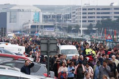Am Mittwoch wurde der Flughafen Brüssel nach einem Terroranschlag evakuiert. (Bild: Keystone)