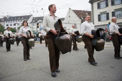 Der Treichlerclub Oberbalm (Bild: Urs Jaudas)