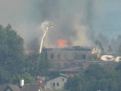 Grossbrand in Horn TG (Bild: Walter Jerg)