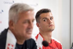 PK und Training Schweiz. Nationalmannschaft (Bild: Michel Canonica)