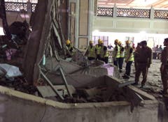 APTOPIX Saudi Crane Collapse (Bild: Keystone)