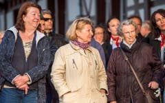 Die Romanshornerinnen und Romanshorner trugen 600'000 Franken an die neue Plattform bei - einen Viertel der Gesamtkosten. (Bild: Reto Martin)