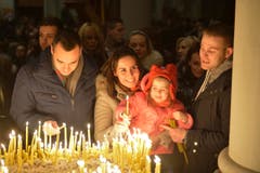 Rorschach - Gršsster Orthodoxer Gottesdienst in der Herz Jesu Kirche (Bild: Ralph Ribi)