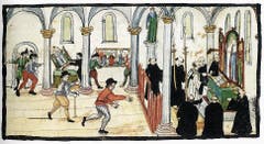 Das Zurschaustellen kirchlichen Reichtums war den Reformierten ein gotteslästerlicher Gräuel. Im Kloster St. Gallen kam es am 23. Februar 1529 zum Bildersturm. Auf das Zeichen Vadians hin begann das dreistündige Wüten der fanatischen Menge. Hernach wurden auf dem Brühl 46 Fuder hölzerner Trümmer verbrannt.