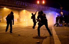 Protest against G20 Summit in Hamburg (Bild: Keystone)