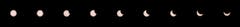 Sonnenfinsternis von Beginn bis Maximum um 10.34 Uhr aufgenommen in Altstätten. (Bild: Christian Kamber/Leser)