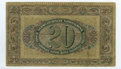 Die Entwürfe der 5er- und der 20er-Note stammen von Balzer, einem Mitarbeiter von Orell Füssli. (Bild: Archiv der SNB)