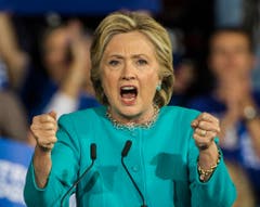 Die demokratische Präsidentschaftskandidatin Hillary Clinton. (Bild: Keystone)