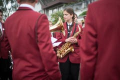 Die Musikgesellschaft Niederbüren. (Bild: Benjamin Manser)
