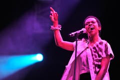 Voller Inbrunst: Lauryn Hill am Openair Frauenfeld. (Bild: Reto Martin)