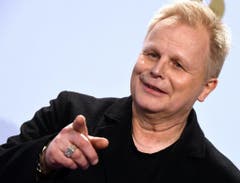 Nicht immer war der Umgang Herbert Grönemeyers mit Fotografen so entspannt wie am Abend der Echo-Verleihung. (Bild: Keystone)