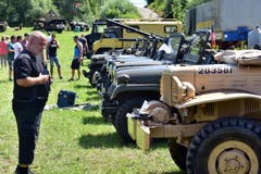 Zahlreiche Besucher kamen ans Panzertreffen nach Bürglen. (Bild: Mario Testa)