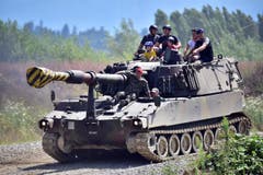 Zahlreiche Besucher kamen ans Panzertreffen nach Bürglen. (Bild: Mario Testa)