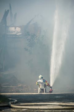 Brand auf dem Raduner-Areal in Horn (Bild: Urs Bucher)