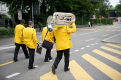 Impressionen vom Eidgenössischen Blasmusikfest St. Gallen (Bild: Ralph Ribi)