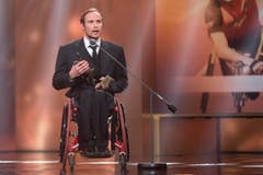 Vor rund einem Jahr wurde Hug als Behindertensportler des Jahres an den Credit Suisse Sports Awards ausgezeichnet. (Bild: DOMINIK BAUR (PHOTOPRESS))