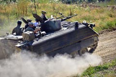 Zahlreiche Besucher kamen ans Panzertreffen nach Bürglen. (Bild: Mario Testa)