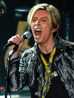 Ausdrucksstark: David Bowie bei einer Show im Jahr 2004 in New York. (Bild: Keystone)