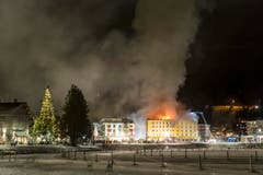 SCHWEIZ AROSA BRAND HOTEL (Bild: Keystone)