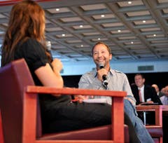 Stargast beim Wega-Wirtschaftsforum: DJ Bobo. (Bild: Reto Martin)