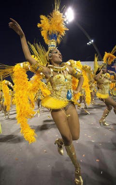 Carnival parade in Sao Paulo (Bild: Keystone)