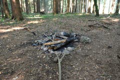 Bei dieser Feuerstelle kam es zum Unglück. (Bild: Hanspeter Schiess)