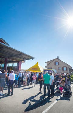 Empfang Grossratspräsidentin Heidi Grau (Bild: Andrea Stalder)