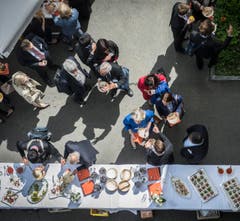 Zwischenverpflegung am Symposium St.Gallen 2015. (Bild: Urs Bucher)
