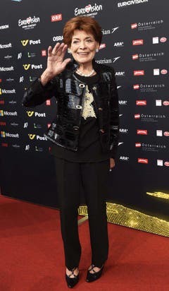 In der Wiener Stadthalle ist Lys Assia am 23. Mai 2015 beim ESC dabei. (Bild: Keystone)