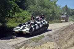 Zahlreiche Besucher kamen ans Panzertreffen nach Bürglen. (Bild: Mario Testa)