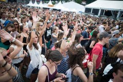 OPENAIR ST. GALLEN 2015 - Impressionen während dem Kontert von Stress auf der Sitterbühne (Bild: Peer Füglistaller)