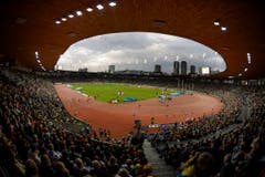 Volles Haus: Das Zürcher Letzigrund Stadion. (Bild: Keystone)