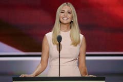 Ivanka Trump, Tochter von Donald Trump, spricht am Parteitag der Republikaner. (Bild: Keystone)