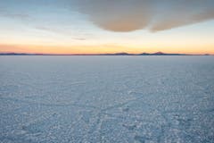 Der Salar de Uyuni in Bolivien. Er ist die grösste Salzpfanne der Erde. (Bild: Cyrill Schlauri)