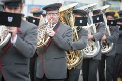 Die Musikgesellschaft Kriessern. (Bild: Benjamin Manser)