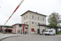 Knife attack at railway station near Munich (Bild: Keystone)