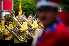 Bereit fürs Musizieren. (Bild: Michel Canonica)
