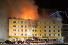 SCHWEIZ AROSA BRAND HOTEL (Bild: Keystone)