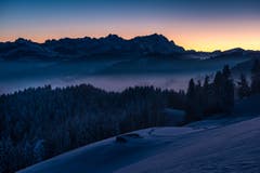 Das Alpsteinmassiv, vom St.Anton aus gesehen. (Bild: Cyrill Schlauri)