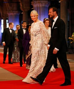 Norwegens Kronprinz Haakon mit seiner Ehefrau Mette-Marit. (Bild: Keystone)