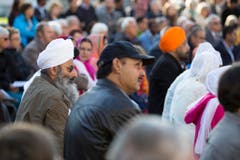 Interreligišse Feier zum eidgenšssischen Bettag, Klosterplatz, St. Gallen (Bild: Peter Käser)