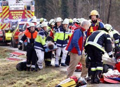Eight dead, 90 injured in southern German train collision (Bild: Keystone)